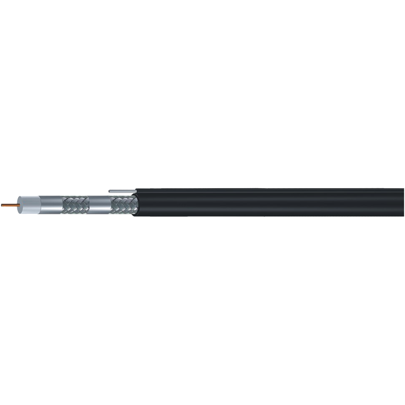 RG11 Quad-Shield với cáp đồng trục Messenger 75 Ohm